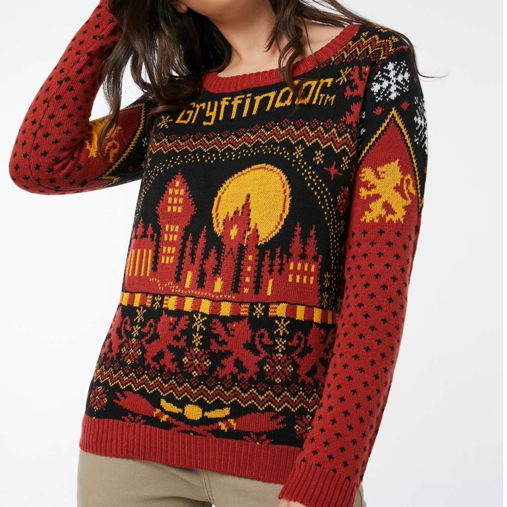 Harry Potter Gryffindor Christmas sweater